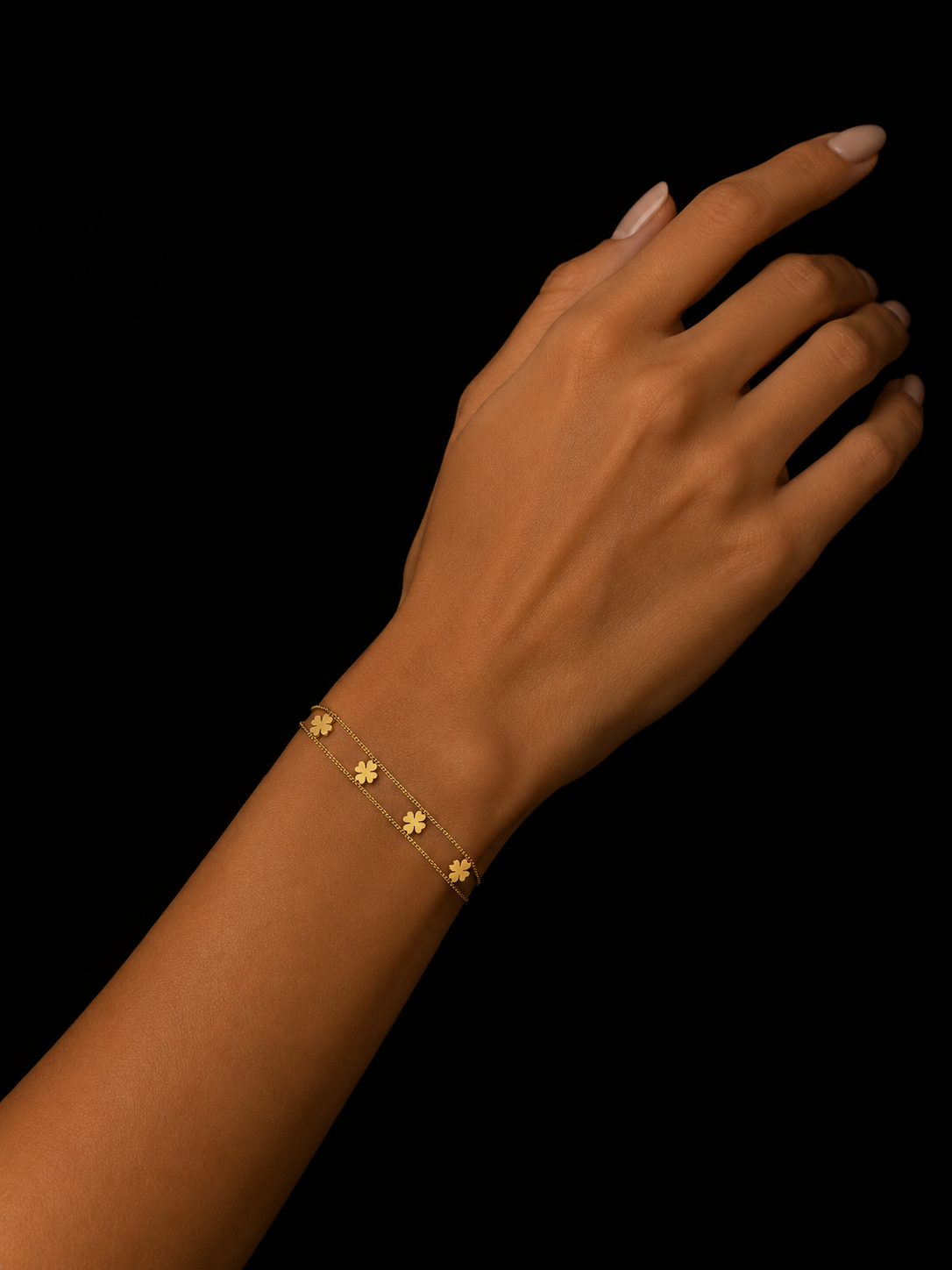 Clover Charm Bracelet - Image 2
