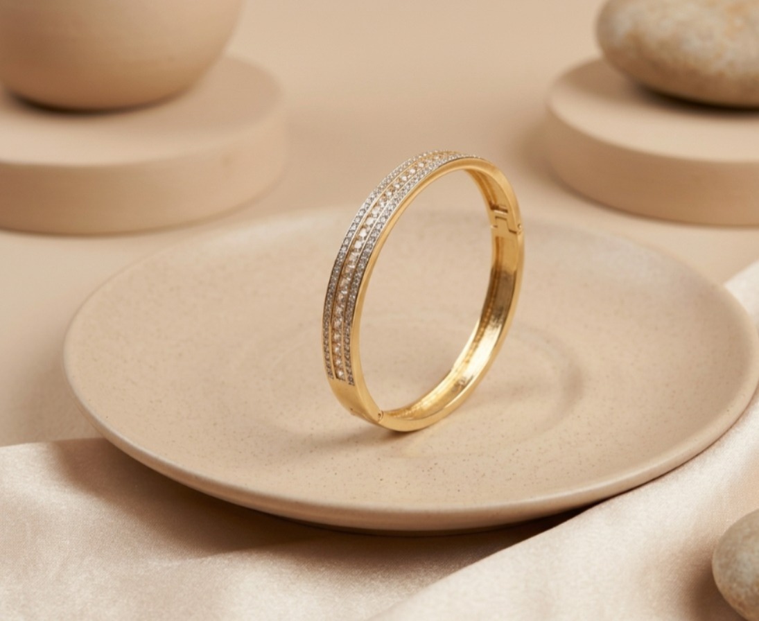 Crystal Veil Bangle