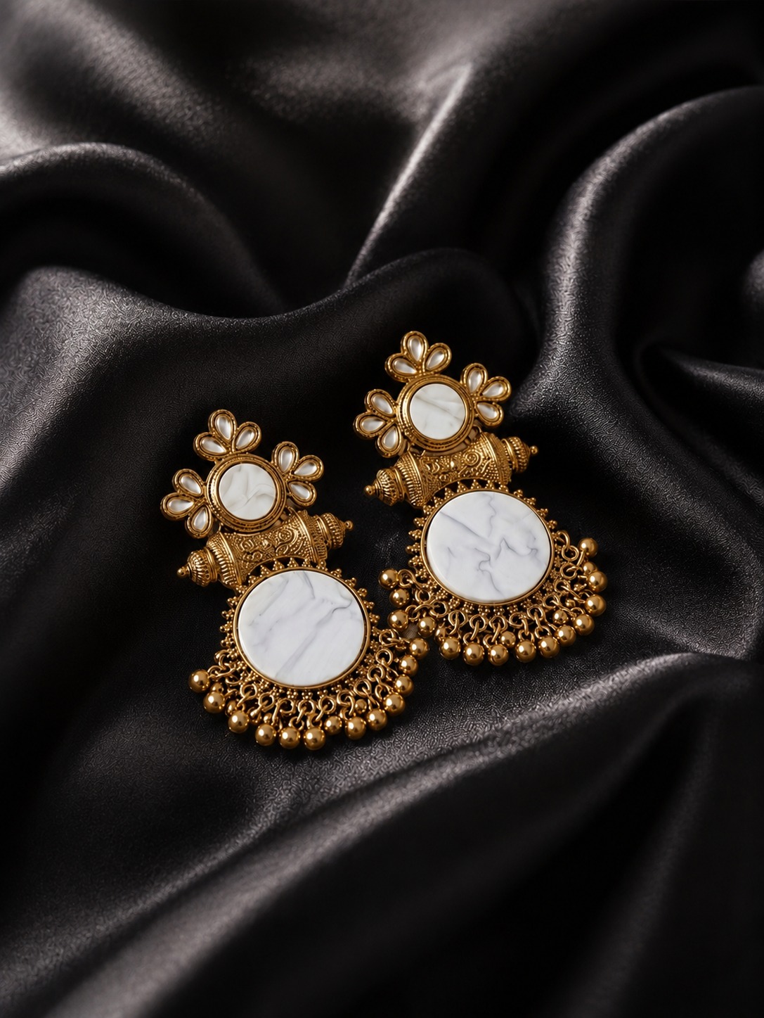 Marble Charm Earrings