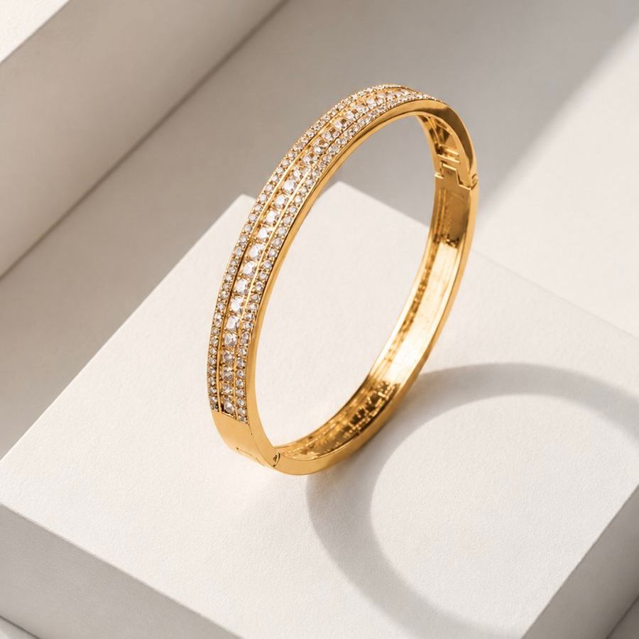 Crystal Veil Bangle