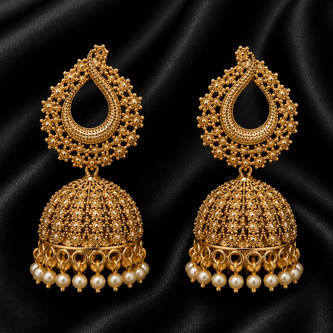 Royal Heritage Jhumka Earrings