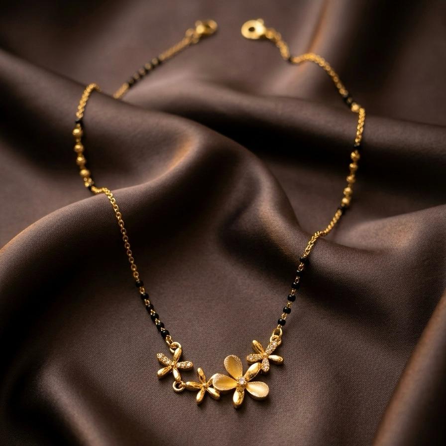 Golden Blossom Mangalsutra