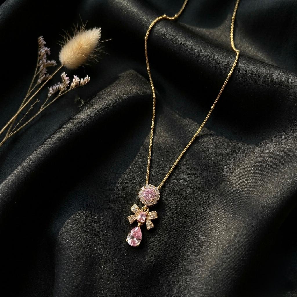Blush Grace Pendant Necklace