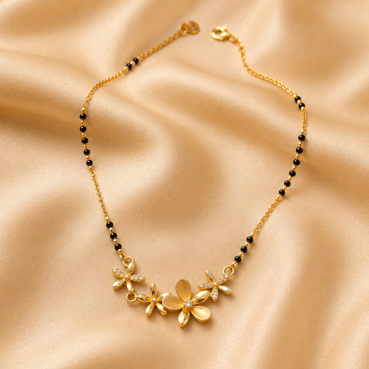 Golden Blossom Mangalsutra